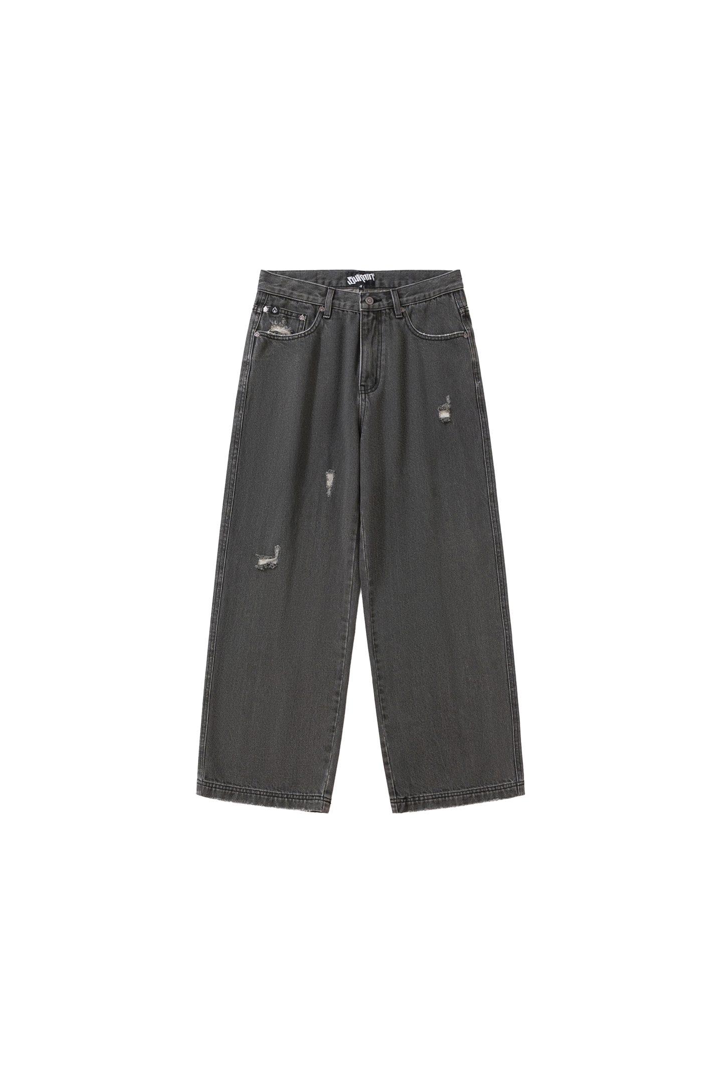 BURNIN* “97’series” retro washed distressed jeans - PSYLOS 1, BURNIN* “97’series” retro washed distressed jeans, Pants, Burnin, PSYLOS 1